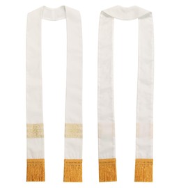 FAD-4U Catholic Clergy Stole with Embroidery Stole Priest Mass Stole Pastor Stole