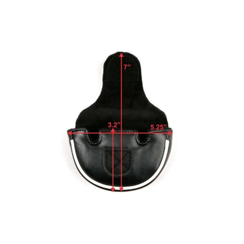Hireko Golf Black Half Mallet Putter Head Cover