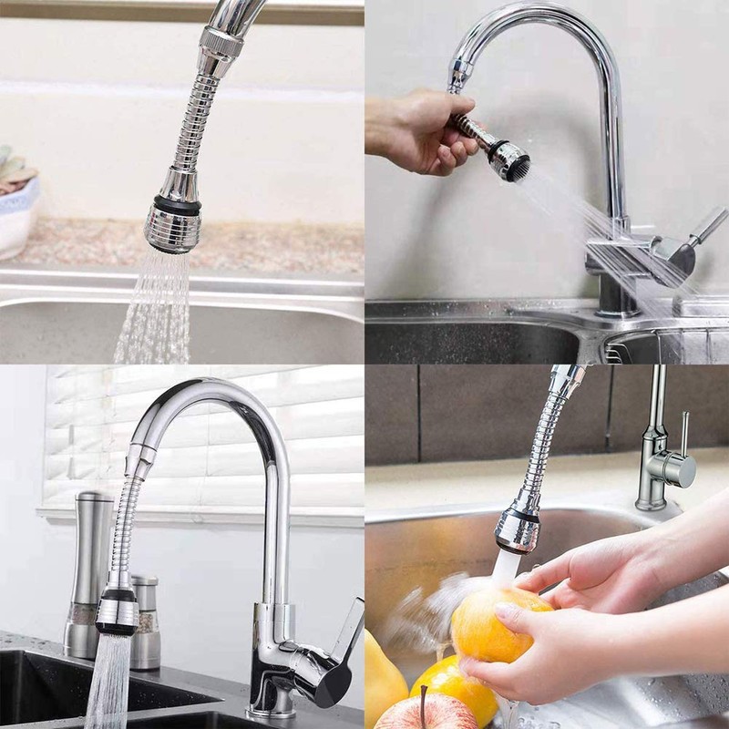 Universal Faucet Extension, Kitchen Faucet Extender, Kitchen Tap Extension, Flexible