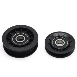 UOIENRT GX20286 GX20287 Flat Pulley Kit Replacement for John Deere 102 105 108 125 145 7760