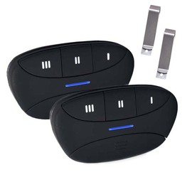 Mando a Distancia para Abrepuertas de Garaje, Llave de Control Remoto Inalámbrico para Puerta de Garaje con Llavero, de Seguridad Universal, Llavero Remoto para, botón de Aprendizaje