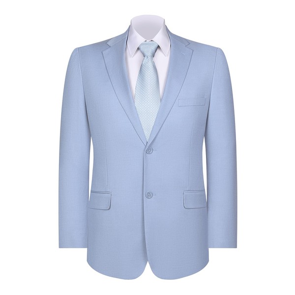 Men's Casual Blazer Two-Button Lightweight Sport Coat Modern Fit Suit