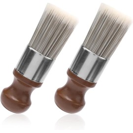 Leather Furniture Salve Brush Set, 2 Pieces Durable Wood and Leather Care Tool, Furniture Salve and Brush, Wood Salve Brush