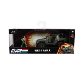 Jada Toys G.I. Joe 1:32 V.A.M.P Vehículo Fundido a Troquel con Figura de Duke, 33083