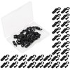 MroMax Frame Turn Button, 0.91 inch Metal Bow Shape with