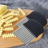2 Pcs Large Crinkle Cutter - French Fry Slicer -