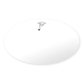 CafePress Its A Keep Calm and Graduate Thing You Wouldnt Und Sticker Oval Car Bumper Sticker