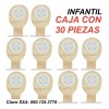 30 Piezas Bolsa Para Colostomia Suave Infantil