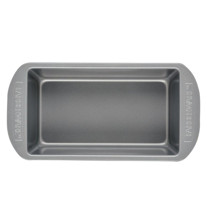 Farberware Nonstick Bakeware 9-Inch x 5-Inch Loaf Pan, Gray -