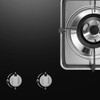 Bruafsir Stoves Cooker Knobs,Oven Knob 6pcs,Zinc alloy 6mm Universal Silver