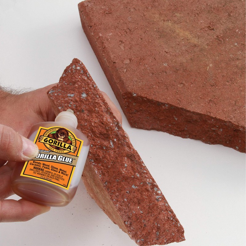 Gorilla Original Gorilla Glue, Waterproof Polyurethane Glue, 2 Ounce Bottle,