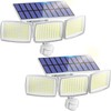 AIXPI Solar Lights Outdoor 240 LED 3000mAh Motion Sensor Flood