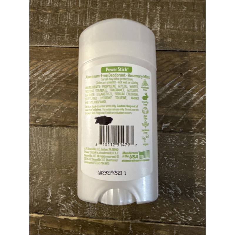 Power Stick Women’s Rosemary Mint Deodorant