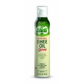 Olidi Ghee Oil 5 oz, 100% Pure Cooking Oil Spray, Omega-3, perfect for Keto snacks, baking, grilling, or cooking, our oil dispenser bottle lets you spray, drip, or stream with no waste (4)
