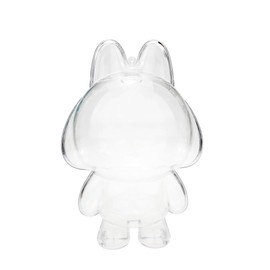 Tznzxm Protective Case for Crybaby Doll, Transparent Acrylic Standing Display Hard Case Cover Box for Crybaby Crying Again Series (No Doll) Clear