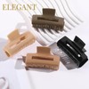 4 Pack 3 Inch Hair Claw Clips for Women, Medium