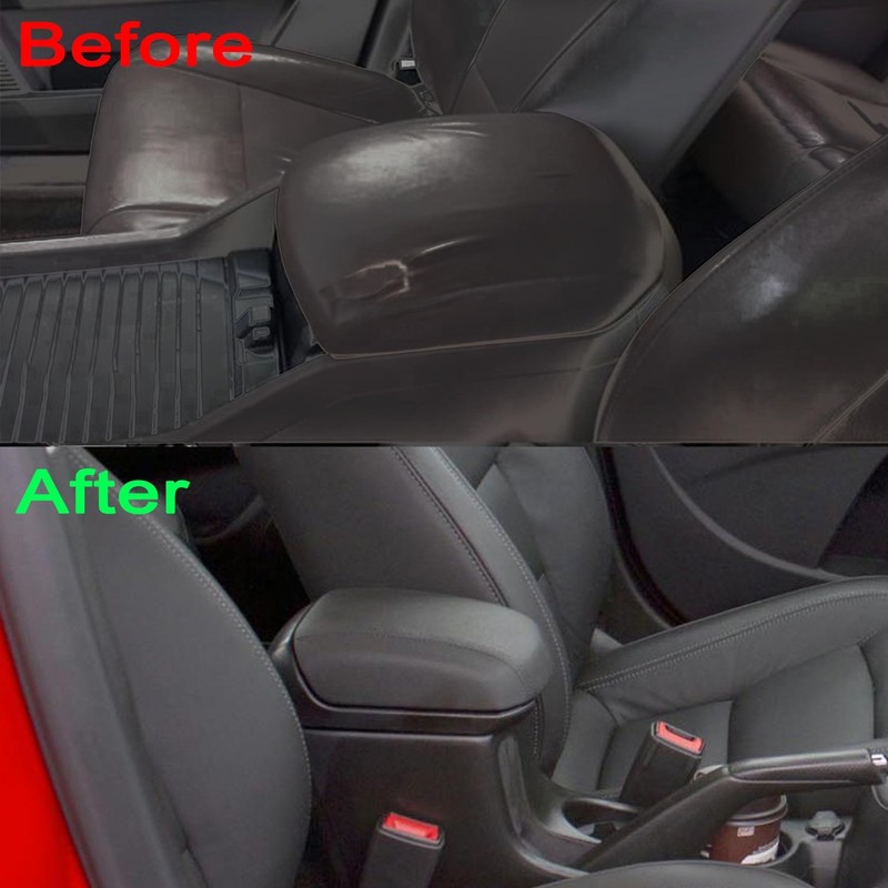 GXARTS Leather Center Console Armrest Cover Lid Replacement Compatible with