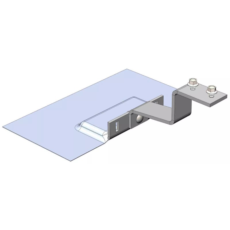 Magerack Top Mount Tile Hook Bracket w Flashing Solar Panel