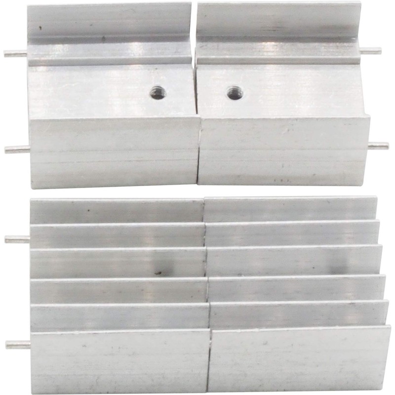 Audiofan Small Heatsink Aluminum Approx. 0.9 x 0.9 x 0.6