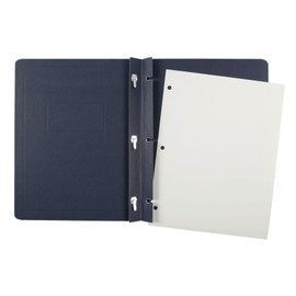 Oxford Duotangs, Paper File Folders, Letter Size, Dark Blue, 6 per Pack, Premium Presentation and Report Organizers with Embossed Panels
