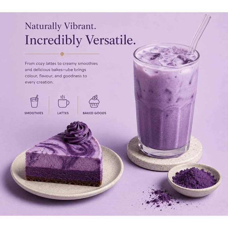 Ritual-Grade Ube Powder | Non-Clump Ube Extract for Drinks and