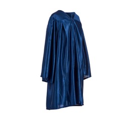 Ashington Ceremonial Gowns Value Graduation Gown and Cap Unisex, Elasticated Mortar board, Navy Blue 85-99cm