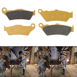 Motorcycle Brake Pads Disc Brake Pads Front and Rear (2 Sets Front FA209 / 1 Set Rear FA181TT) Suitable for KTM Adventure 950/990 (2002 to 2012)