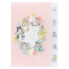 Sunstar Stationery Mofusand Clear File Die Cut Flower S2137895