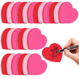 BBTO 720 Sheets Heart Shaped Sticky Notes Valentine's Day Sticky Memo Funny Self Stick 3 x 3 Inch Colorful Cute Note Pads Removable Easy to Post for Office Home Business Women(Cute Colors)