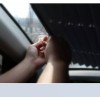 Aluminum Foil Automatic Retractable window car front windshield Sun Shade