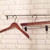 Lotus Wood Hangers Large Set of 5