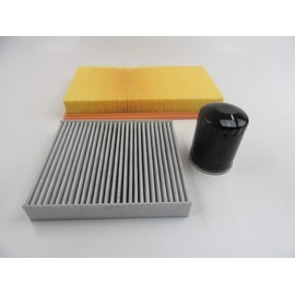 TopEuro replacement oil air & cabin filters for Maserati GranTurismo Quattroporte #398