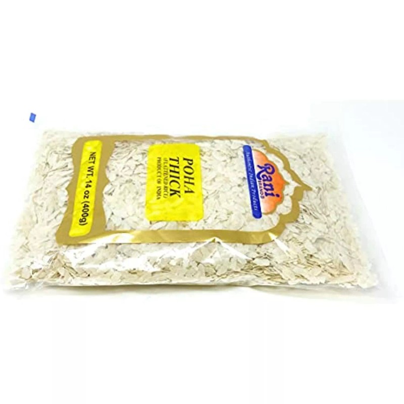 Rani Poha (Powa) Thick Medium-Cut (Flattened Rice) 14oz (400g)