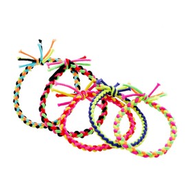 Beavorty 20pcs Colorful Handcraft Stretch Hair Ties Elastic Ponytail Holders for Women Girls Random Colors Durable Hair Accessories for Everyday Use