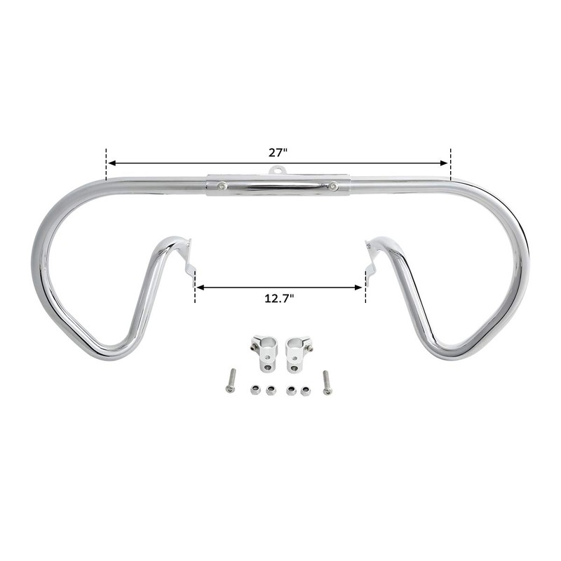 TCMT Chrome Engine Guard Crash Bar Highway Fits For HARLEY