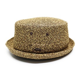 Ruben PAPER PORKPIE HAT Straw Hat, Straw Hat, Pork Pie, Straw Hat, Paper Hat, Mixed Color, One Size Available, Camel, Camel