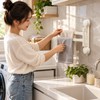 No-Drill Rotating Suction Cup Towel Rack – 180° Foldable Multi-Bar