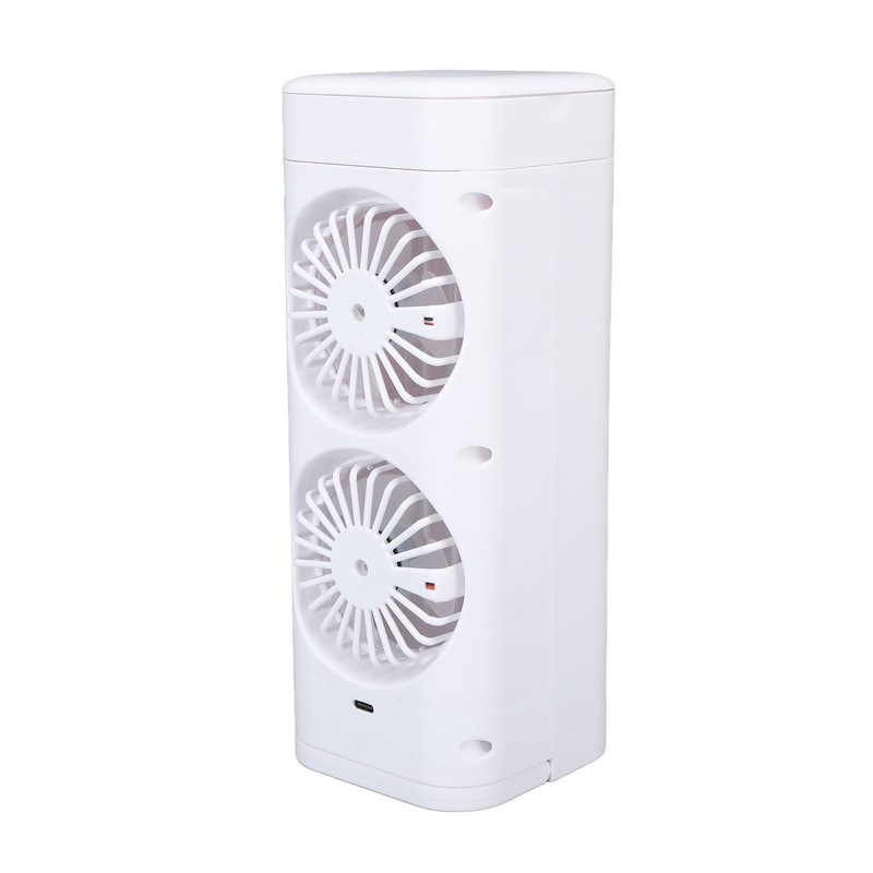 Desk Night Light Fan Power Adjustable Space Saving Quiet Multifunctional