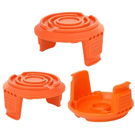 3 PCS WA0004 WA0010 Trimmer Spool Cover, Spool Line for Worx Grass Trimmer WG150E WG154E WG155E, Qualcast CGT183A CGT18LA1