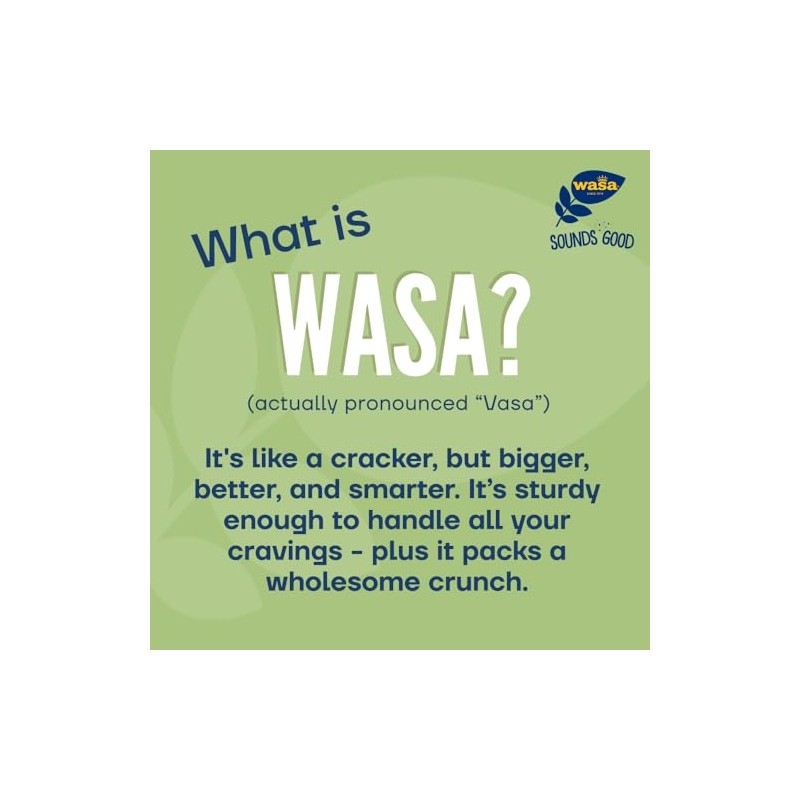 Wasa Pan Crujiente De Centeno Con Masa Madre, 9.7 Oz