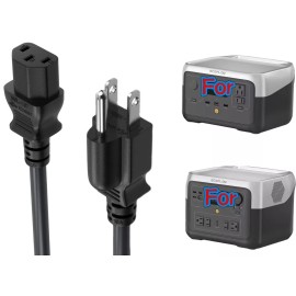 RXQMXG AC Power Cord Cable For EF EcoFlow River 2 / River 2  Max Portable Power Station