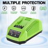 GRVODFRTA 40 Volt Battery Charger Compatible with Greenworks 40V G