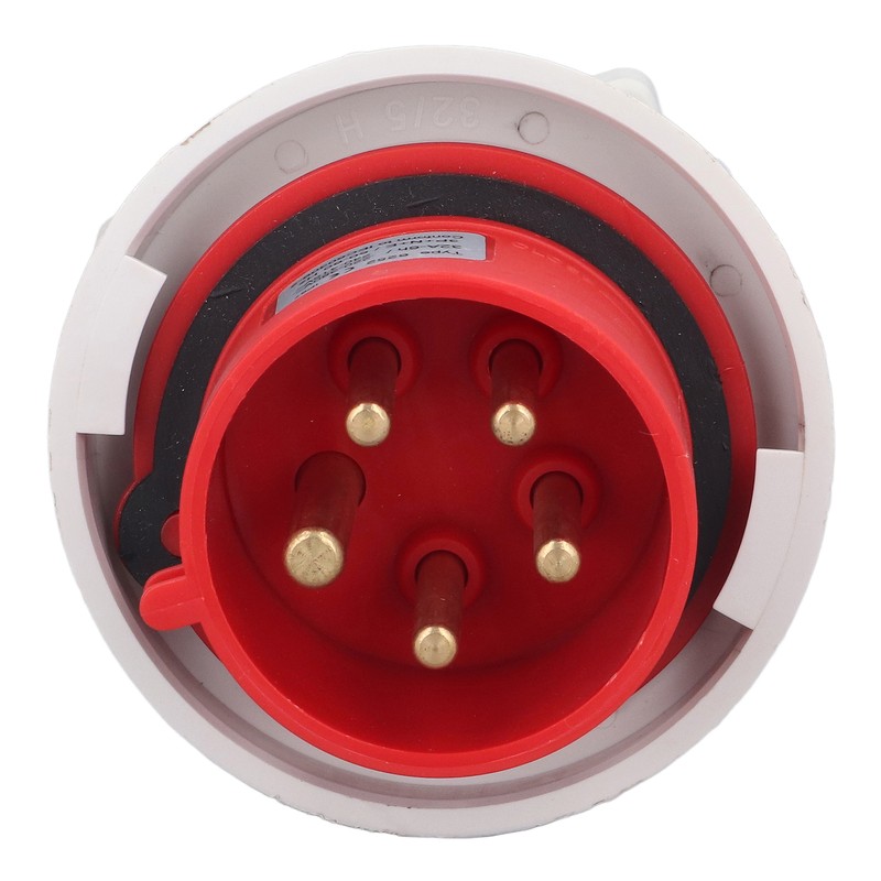 Industrial Socket IP67 Waterproof Aviation Connector 3P+N+E 32A AC 220380V