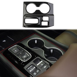 Crosselec - Funda de fibra de carbono para consola central de cambio de cambios, accesorios para Honda Pilot 2023-2024