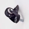 Swivel Caster Wheels 2" PU 360 Degree Caster Wheel Threaded