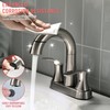 FROPO Bathroom Faucet with Pull Out Sprayer, 4 Inch 3
