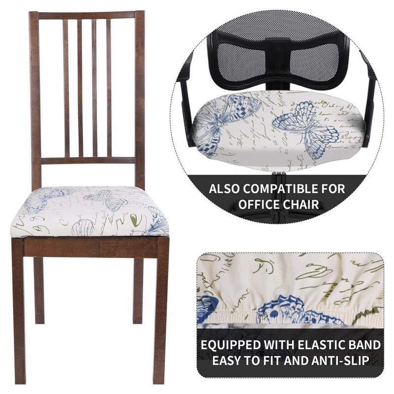 SearchI Seat Covers for Dining Room Chairs Stretch Printed Chair