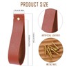 Vin Beauty 6 Pc Wall Hooks - Leather Wall Hanging
