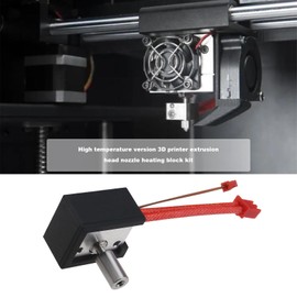 VGOL Heater Block Kit High Temperature 300? 3D Printer Extruder Heater Block Kit Compatible with Ender 3 S1/ 3 S1 pro/ 3 S1 Plus/ CR10 Smart Pro 3D Printer