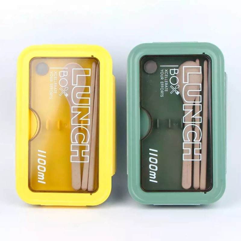 A+ Lunch Box Fiambrera Con Cubiertos